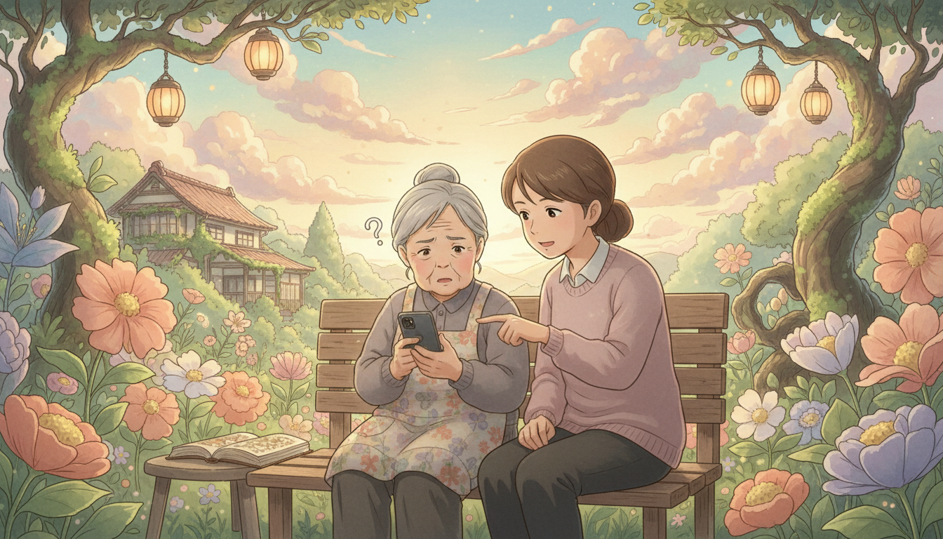 高齢の親がスマホを使えないのはなぜ？