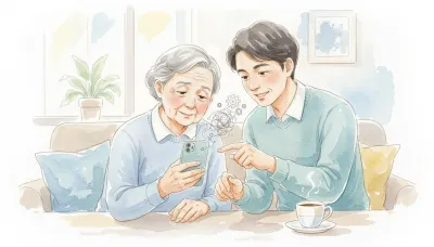 高齢の親がスマホを使えないのはなぜ？よくある原因と家族ができる対策