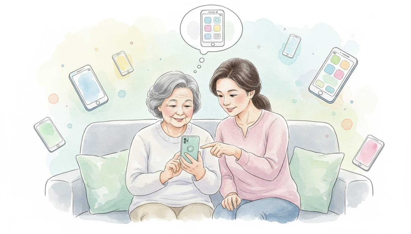 高齢の親におすすめのスマホは？失敗しない選び方