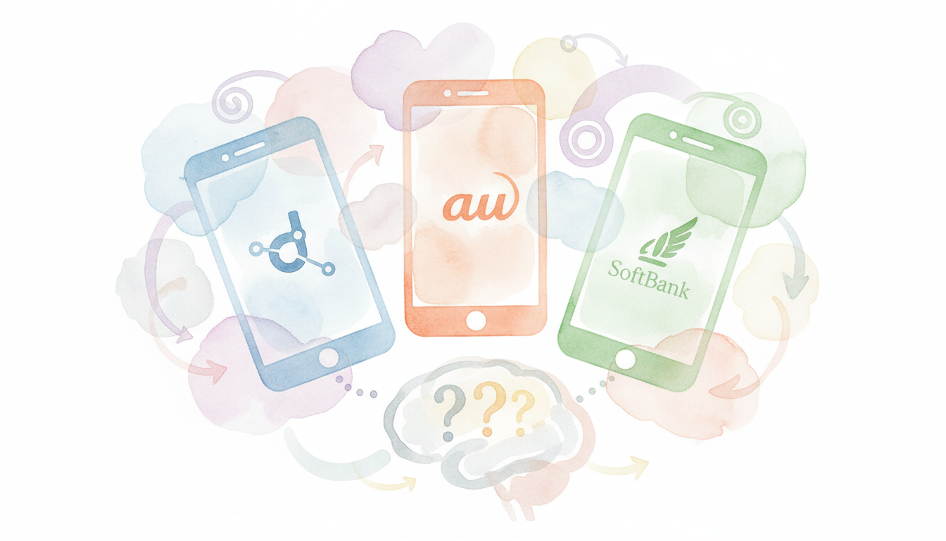 親のスマホはドコモ・au・ソフトバンクのどれが安心？選び方の考え方とは？