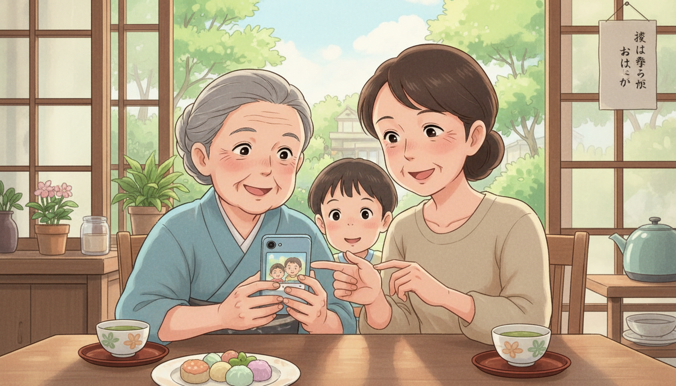 親のスマホデビューを成功させるには家族の「事前準備」と「楽しい体験」が鍵です