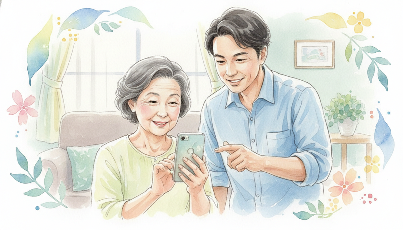 正しい準備をすれば、お下がりスマホは親への最高のプレゼントになります