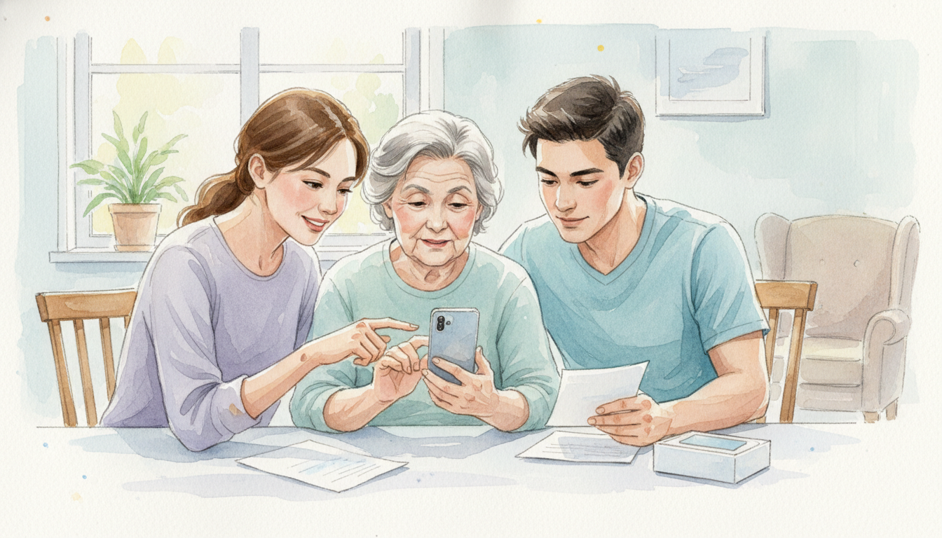 親のスマホ機種変更は家族が一緒に行うのが一番安心