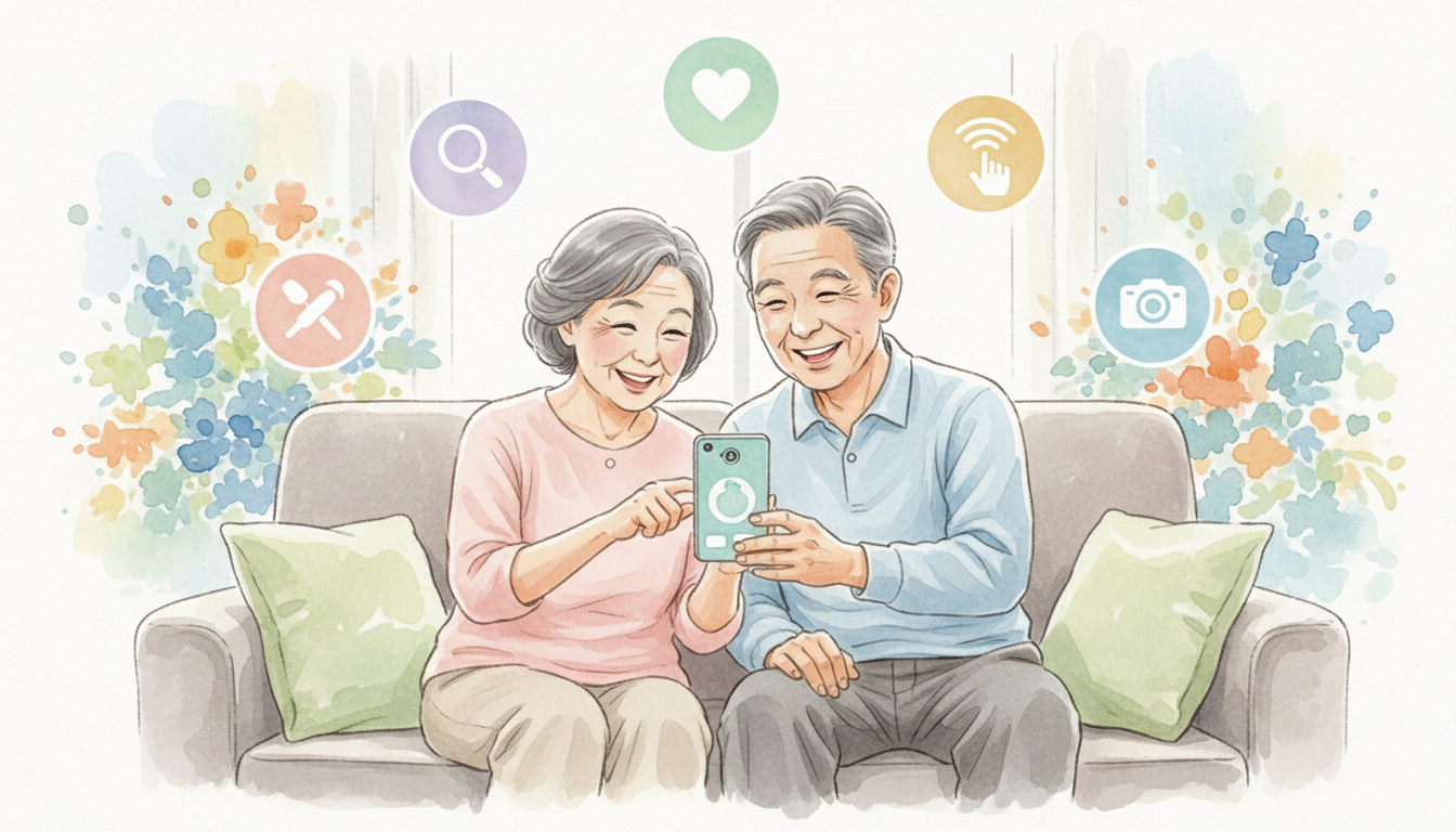 親御さんが笑顔で使えるスマホ選びの5つのポイント