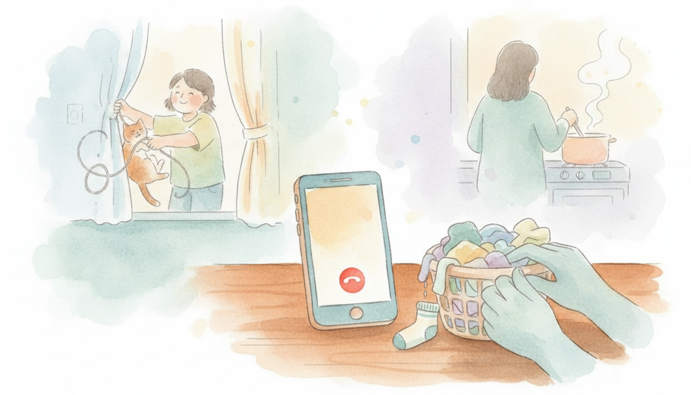 親の電話がつながらない時、実は些細な理由がほとんどなんです